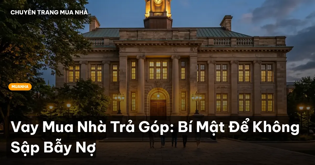 Vay Mua Nhà Trả Góp: Bí Mật Để Không Sập Bẫy Nợ
