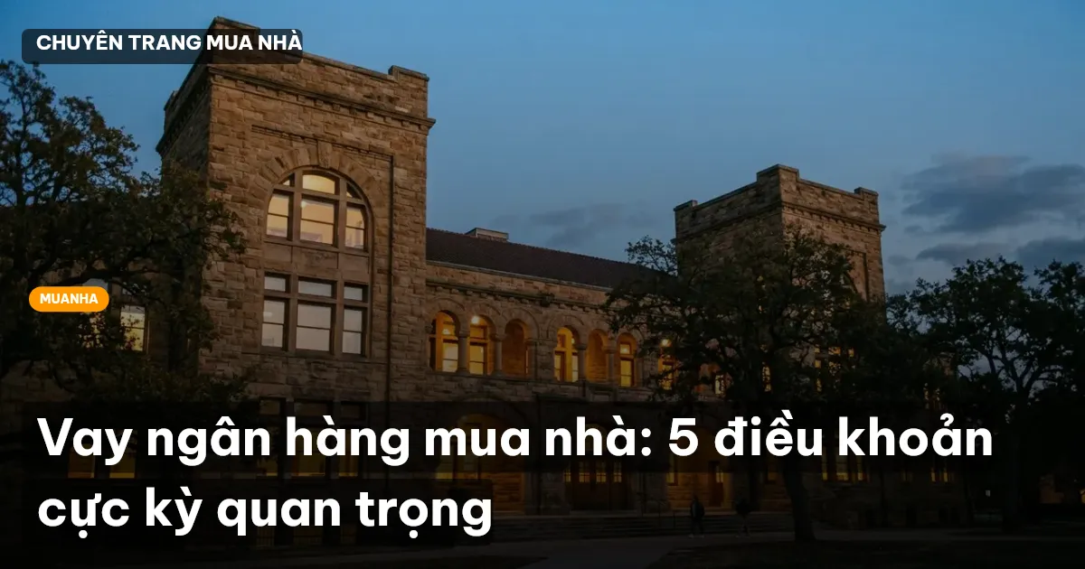 vay ngân hàng mua nhà