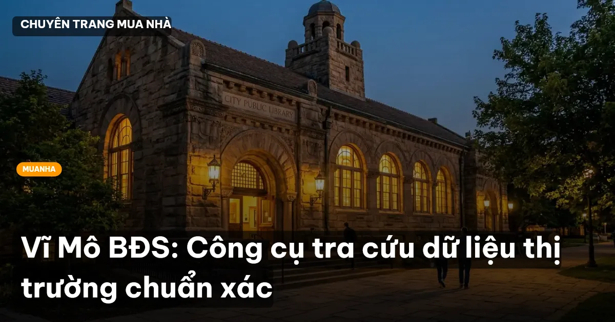 Vĩ mô BĐS