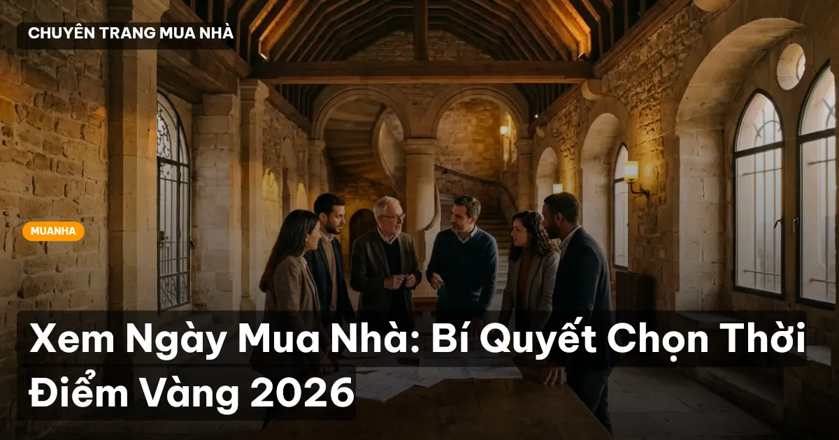Xem Ngày Mua Nhà: Bí Quyết Chọn Thời Điểm Vàng 2026