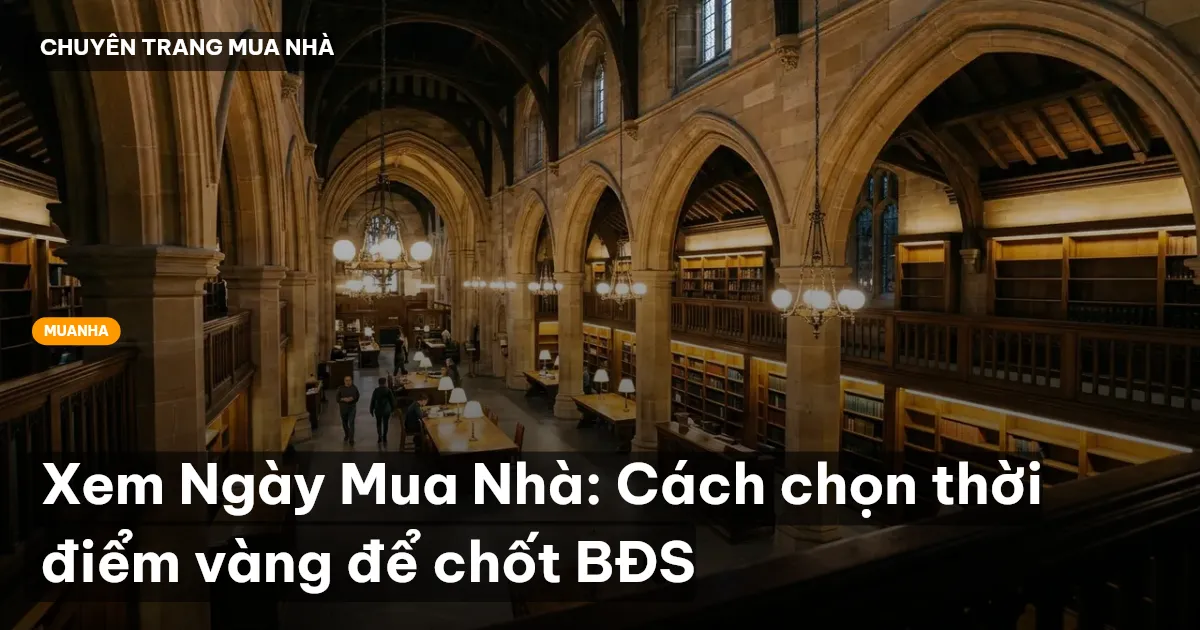 xem ngày mua nhà