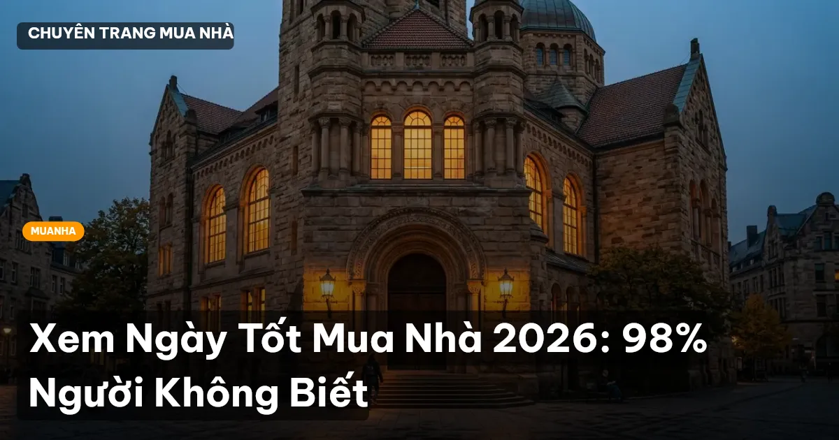 xem ngày tốt mua nhà 2026