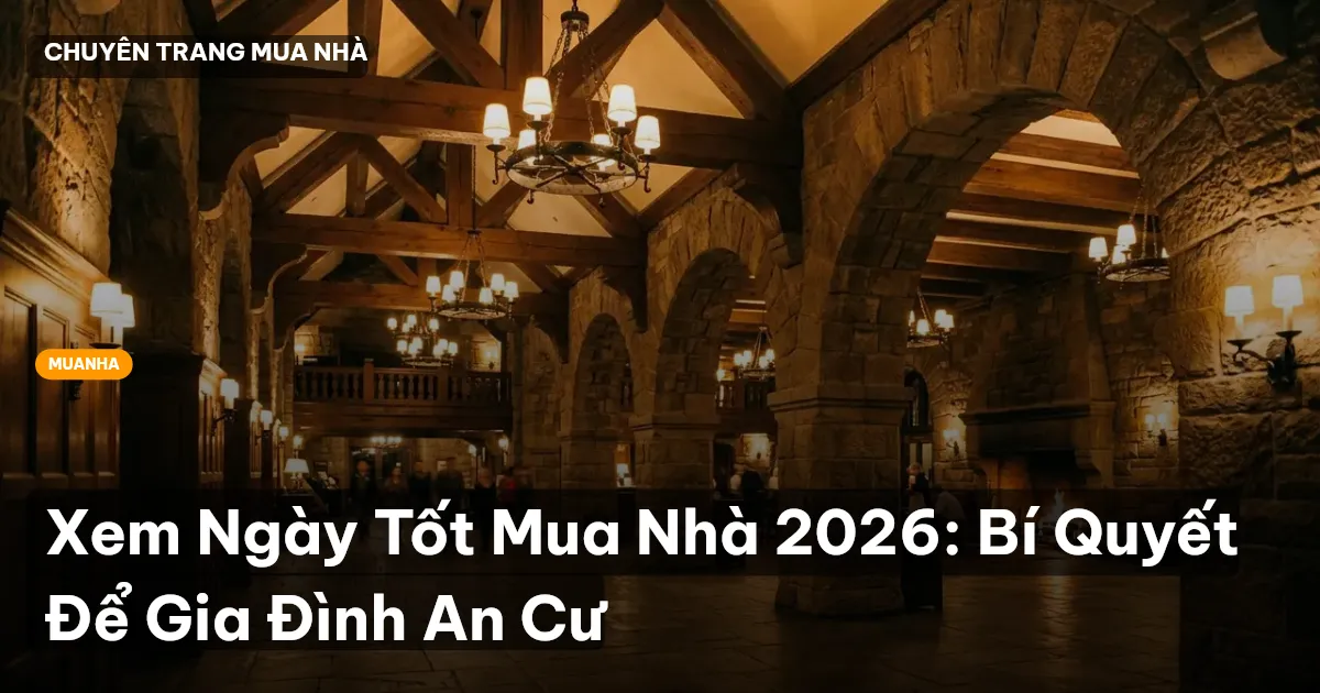 Xem Ngày Tốt Mua Nhà 2026: Bí Quyết Để Gia Đình An Cư