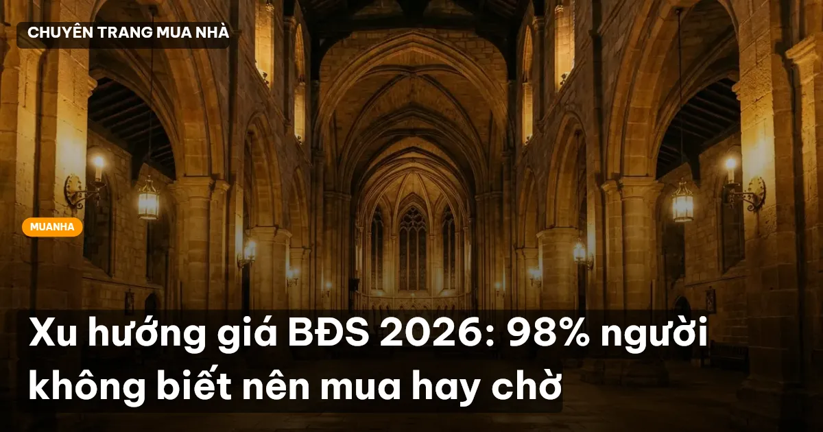 xu hướng giá BĐS 2026